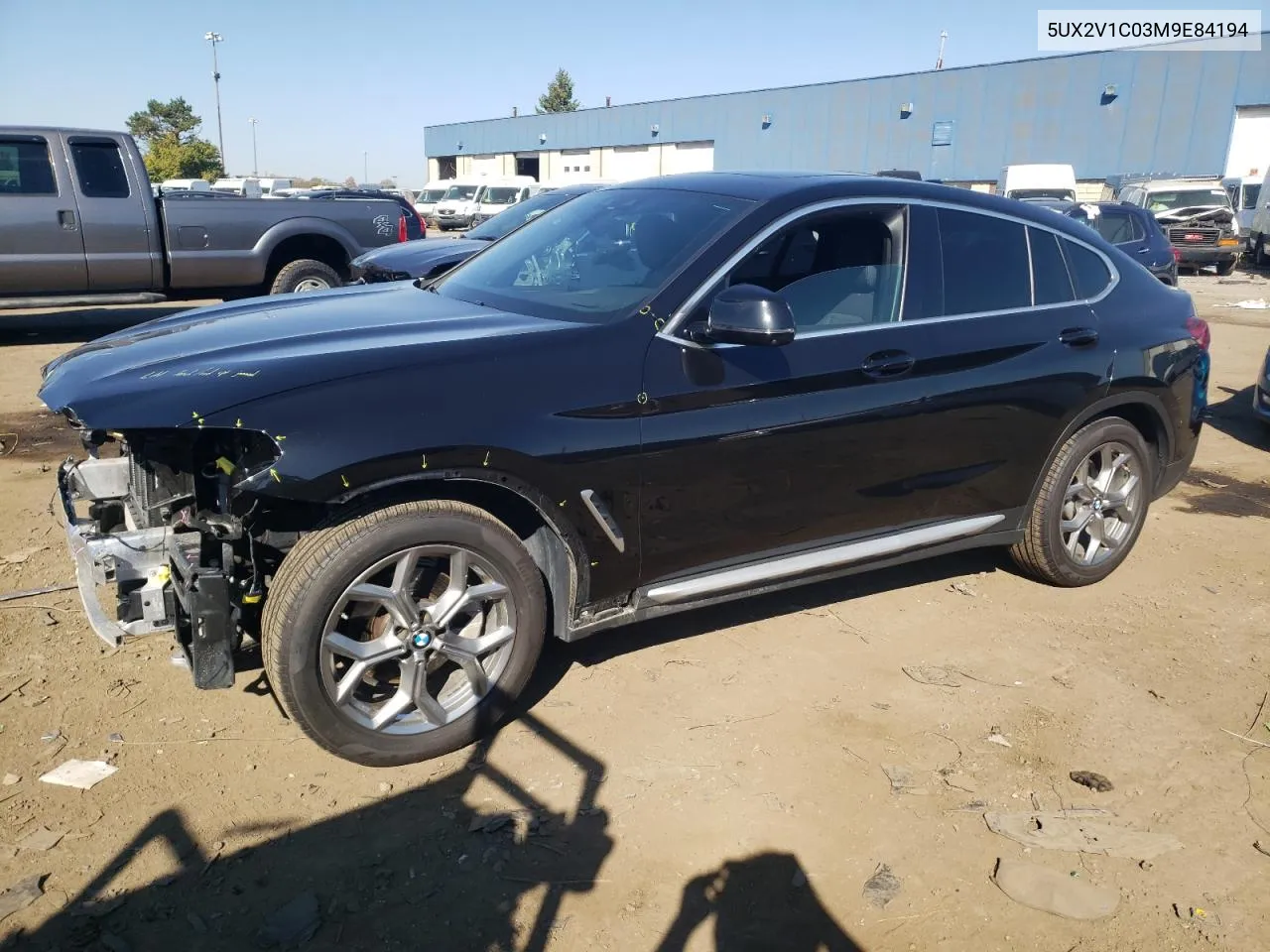 2021 BMW X4 xDrive30I VIN: 5UX2V1C03M9E84194 Lot: 77150754