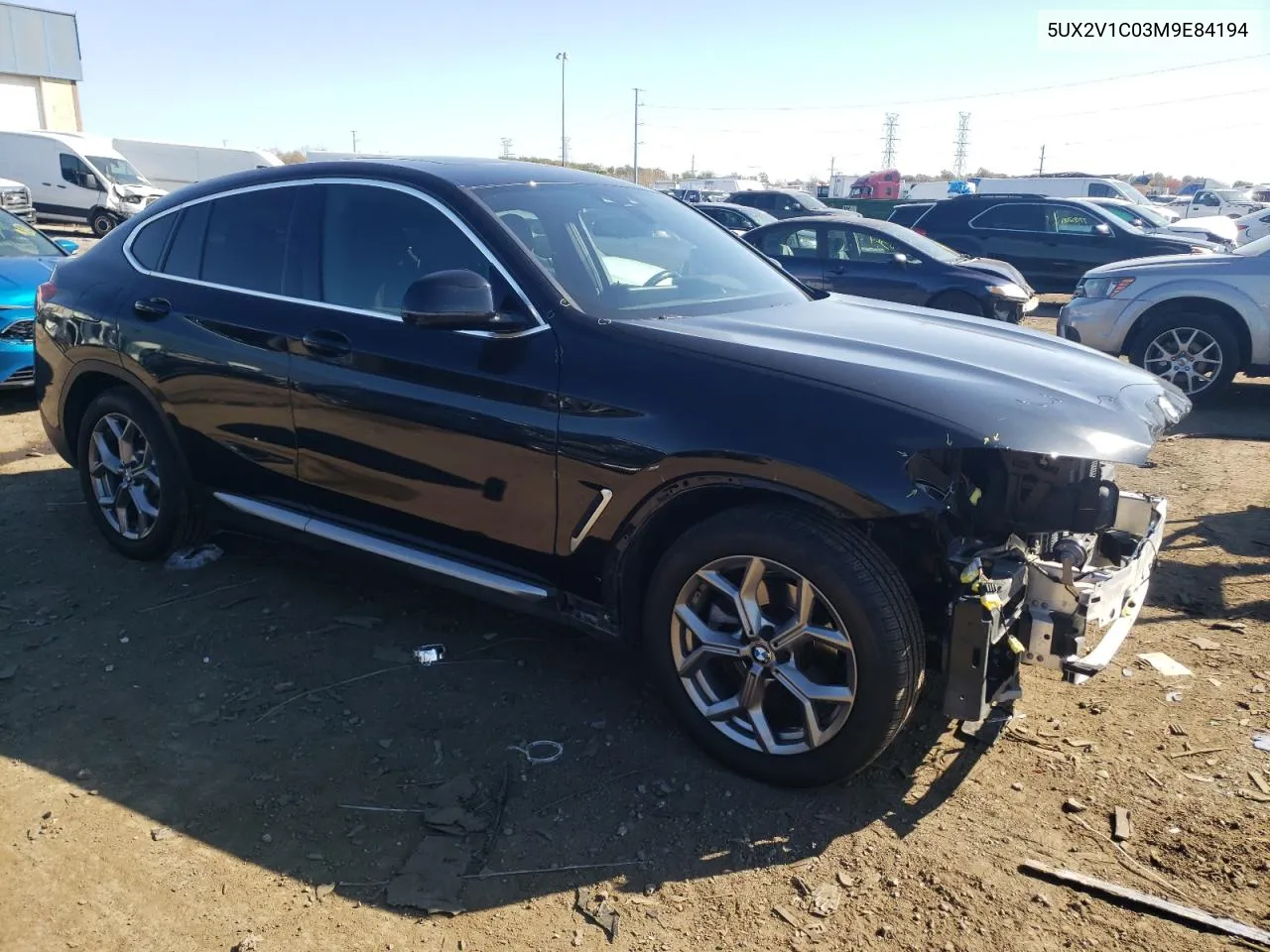 2021 BMW X4 xDrive30I VIN: 5UX2V1C03M9E84194 Lot: 77150754