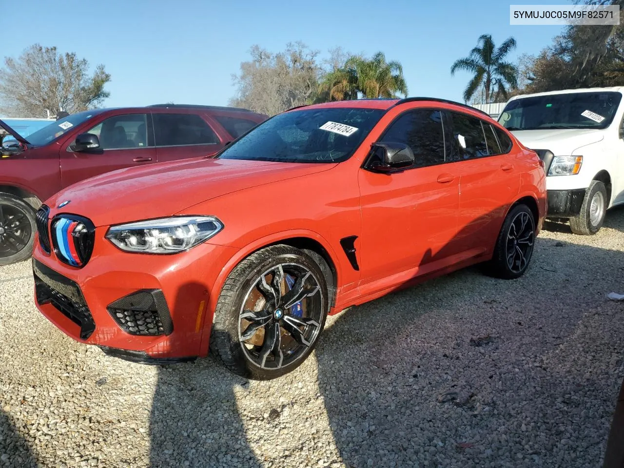 2021 BMW X4 M Competition VIN: 5YMUJ0C05M9F82571 Lot: 77874784