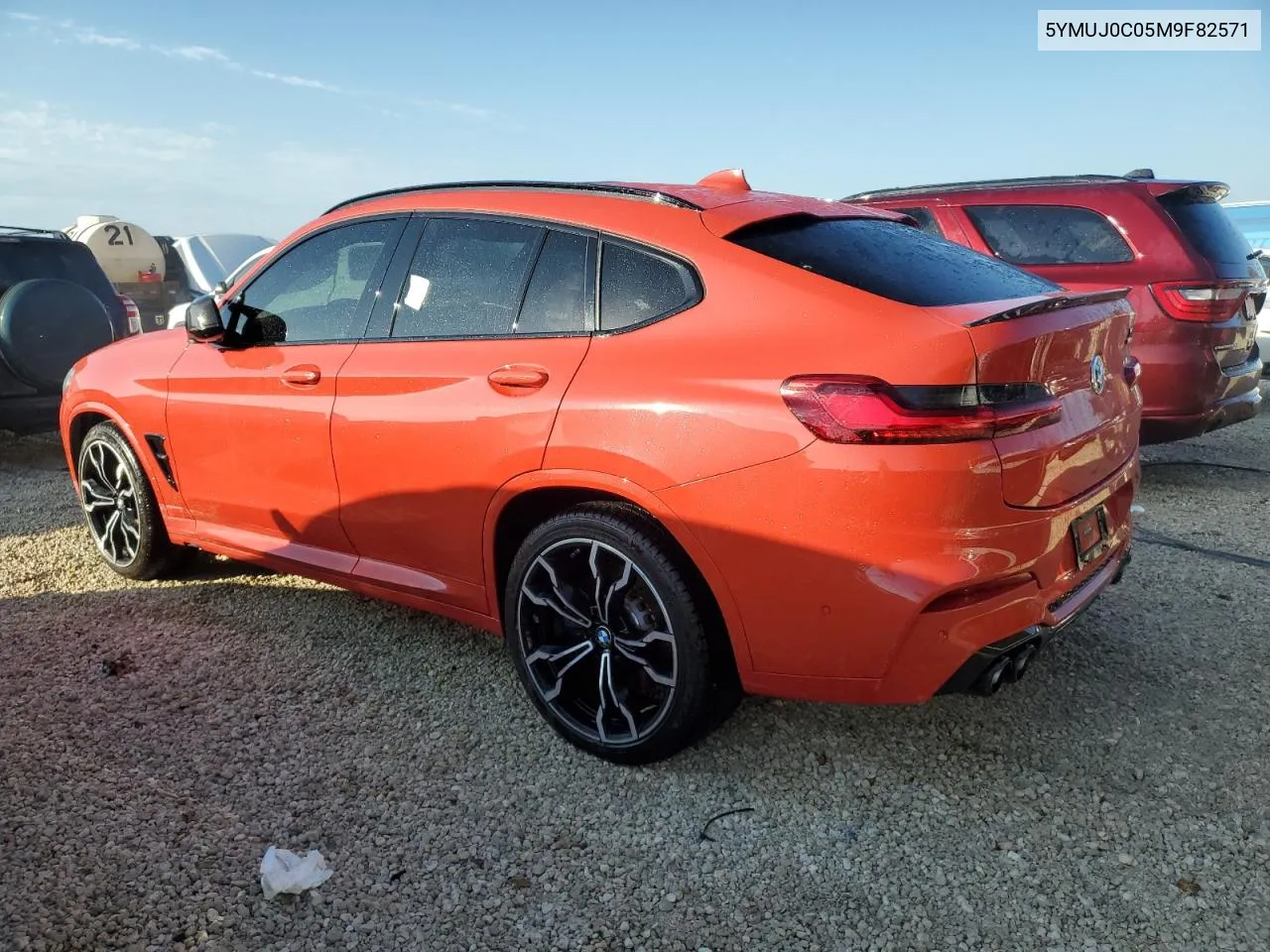 2021 BMW X4 M Competition VIN: 5YMUJ0C05M9F82571 Lot: 77874784