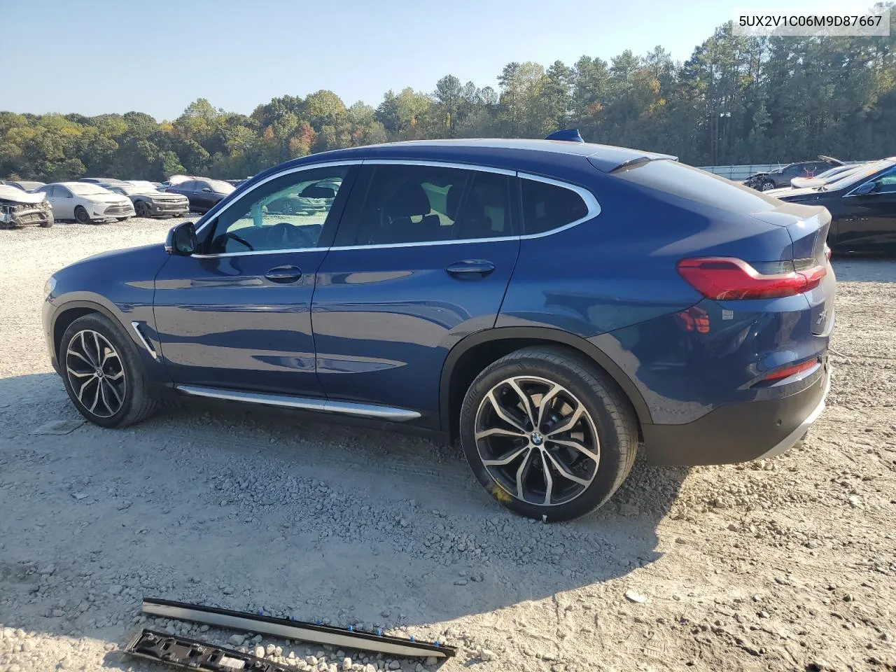 2021 BMW X4 xDrive30I VIN: 5UX2V1C06M9D87667 Lot: 77989354