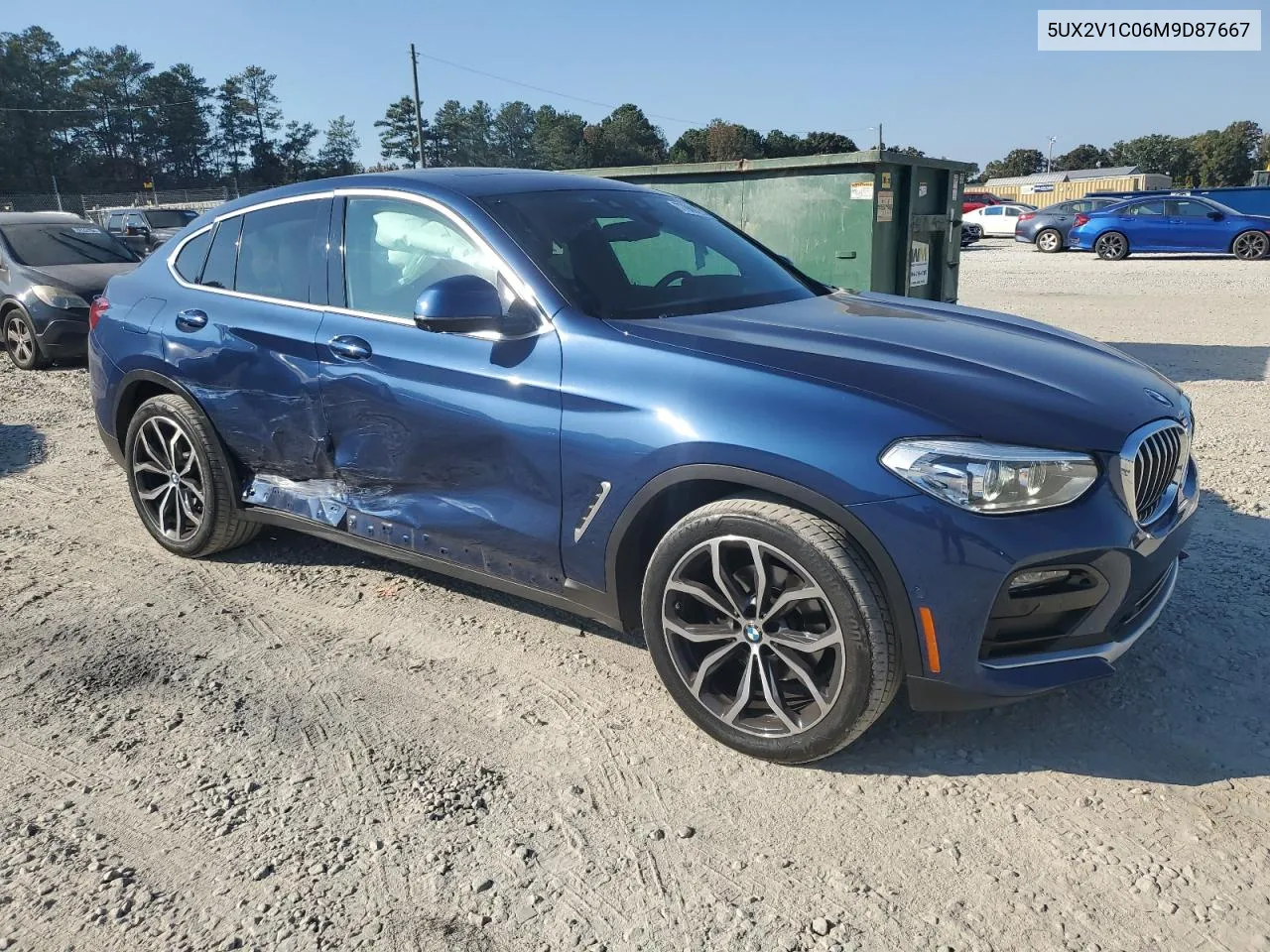 2021 BMW X4 xDrive30I VIN: 5UX2V1C06M9D87667 Lot: 77989354