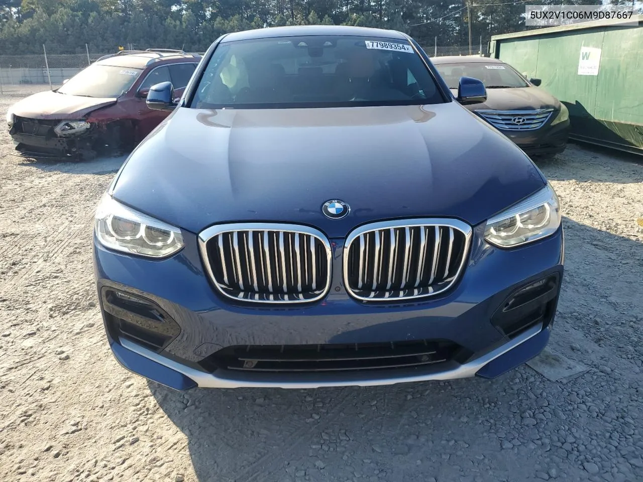 2021 BMW X4 xDrive30I VIN: 5UX2V1C06M9D87667 Lot: 77989354