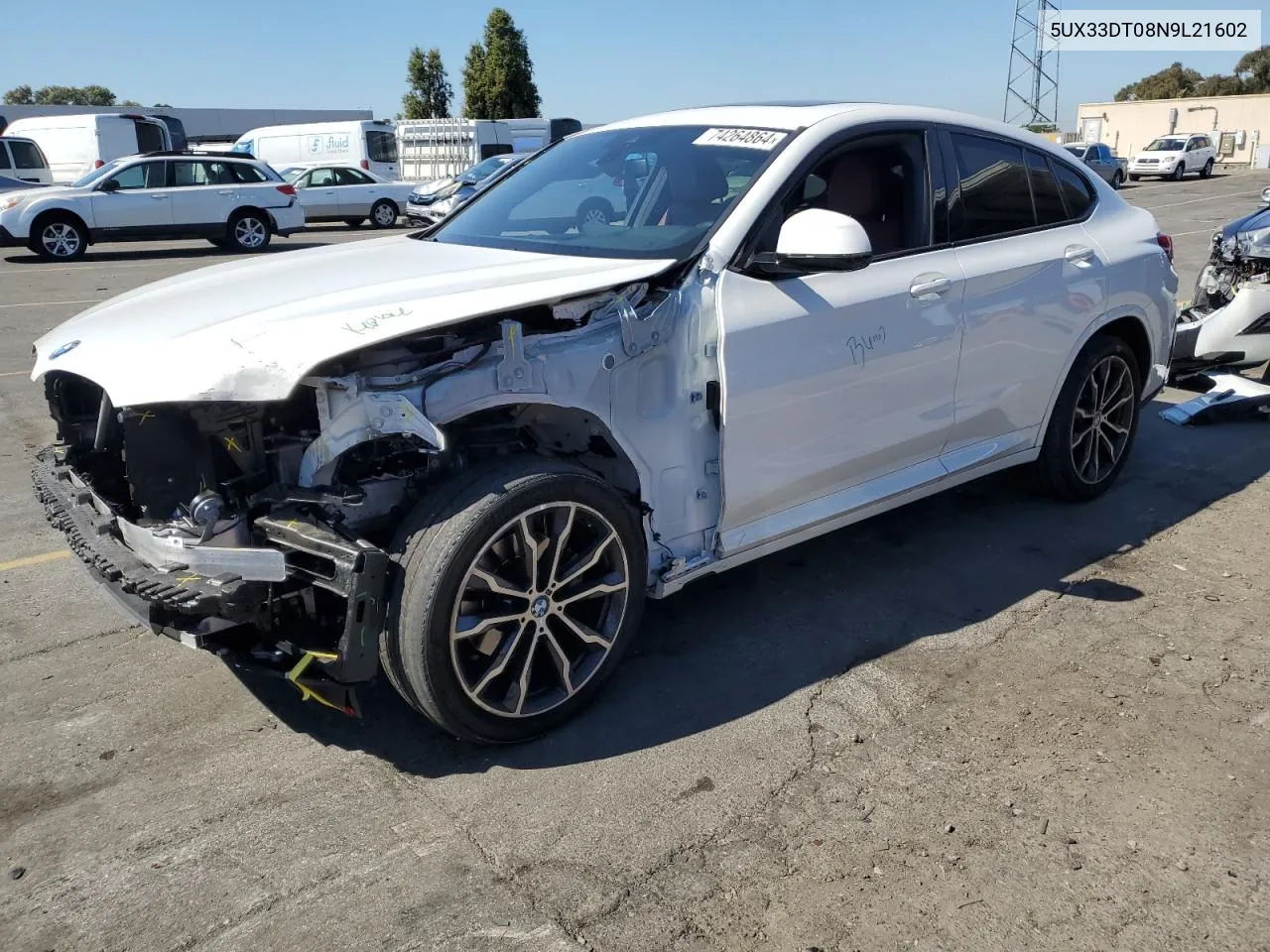 2022 BMW X4 xDrive30I VIN: 5UX33DT08N9L21602 Lot: 74264864