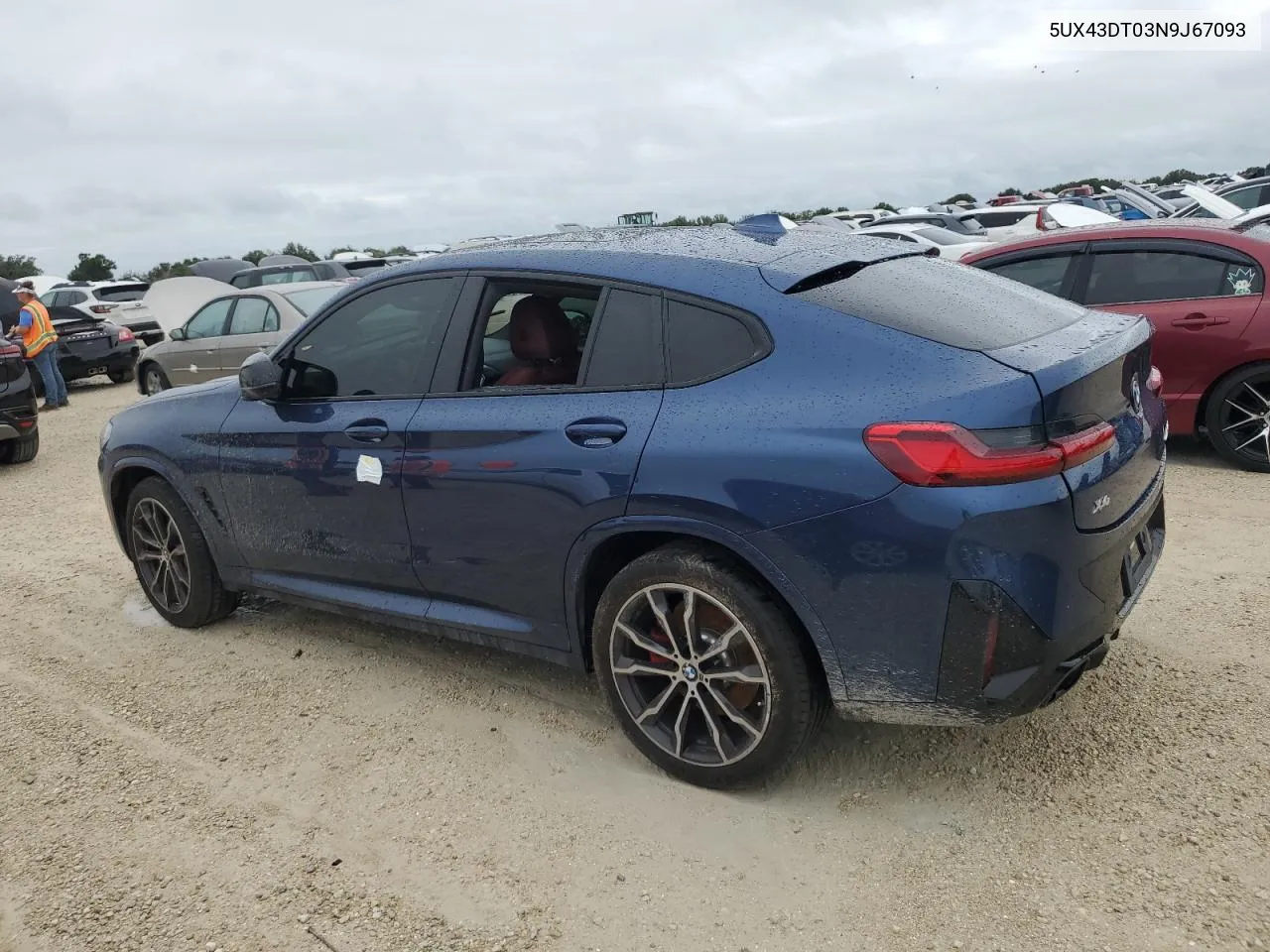 2022 BMW X4 M40I VIN: 5UX43DT03N9J67093 Lot: 77008414