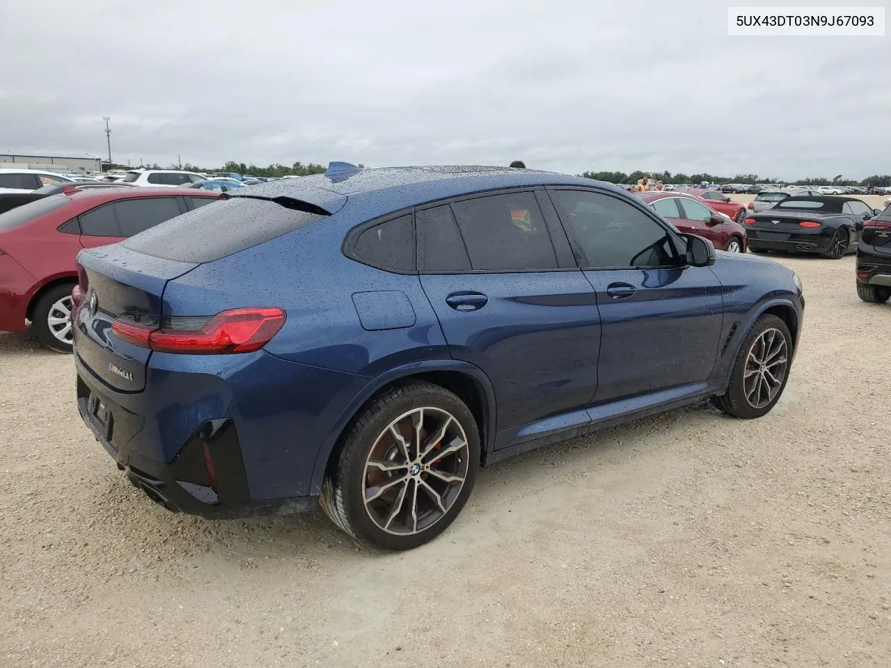 2022 BMW X4 M40I VIN: 5UX43DT03N9J67093 Lot: 77008414