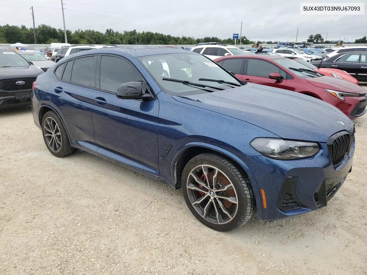 2022 BMW X4 M40I VIN: 5UX43DT03N9J67093 Lot: 77008414