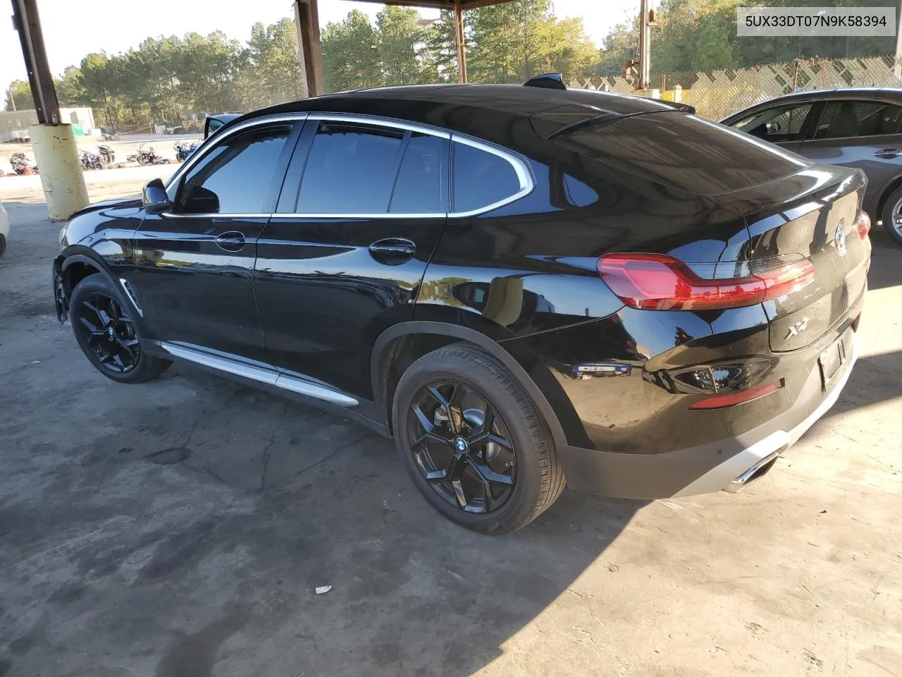 2022 BMW X4 xDrive30I VIN: 5UX33DT07N9K58394 Lot: 77618214