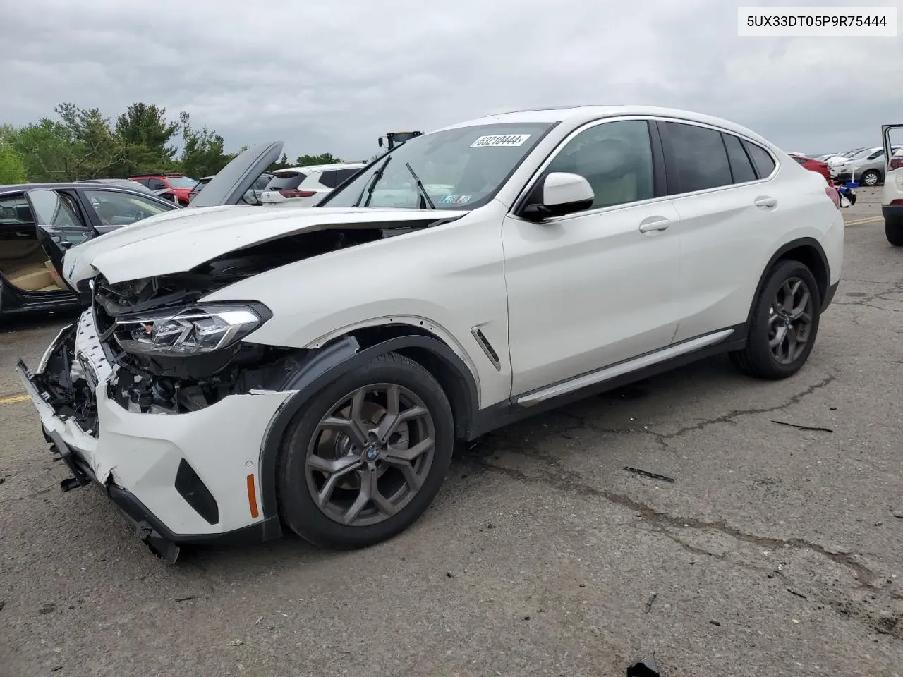 2023 BMW X4 xDrive30I VIN: 5UX33DT05P9R75444 Lot: 53210444