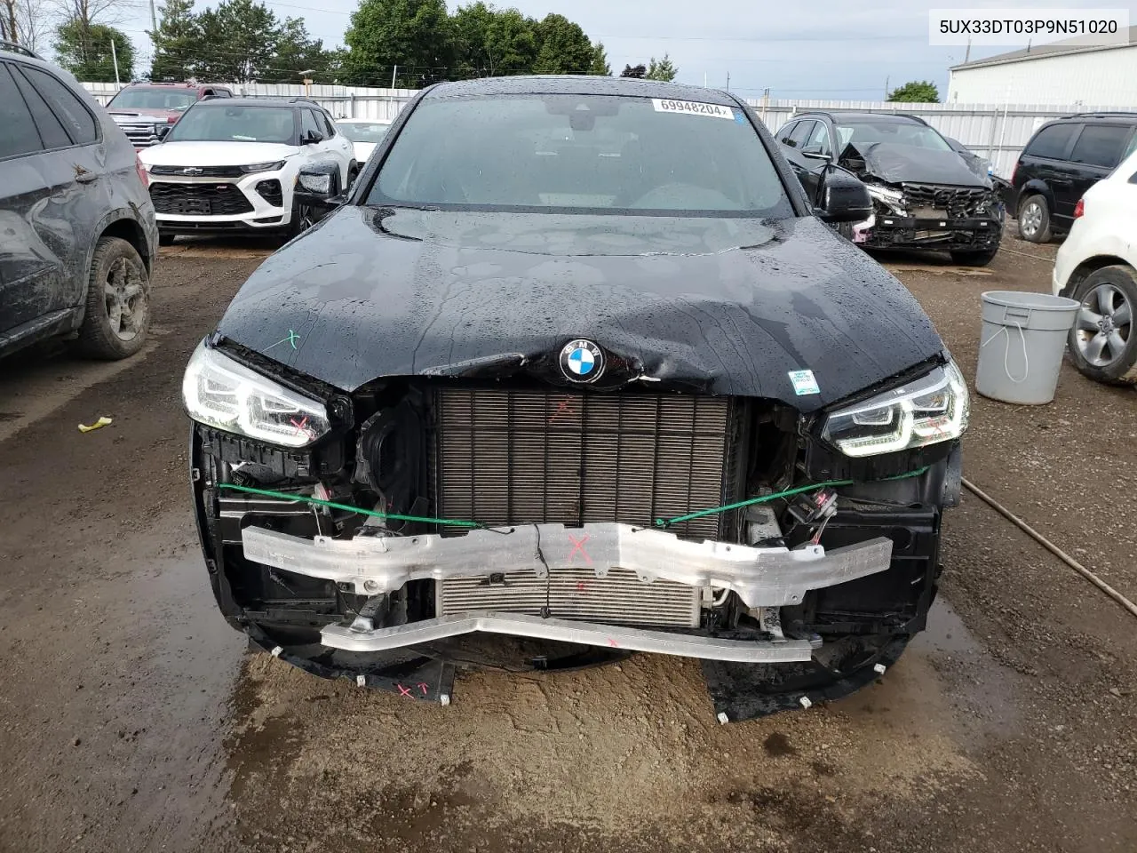 2023 BMW X4 xDrive30I VIN: 5UX33DT03P9N51020 Lot: 69948204