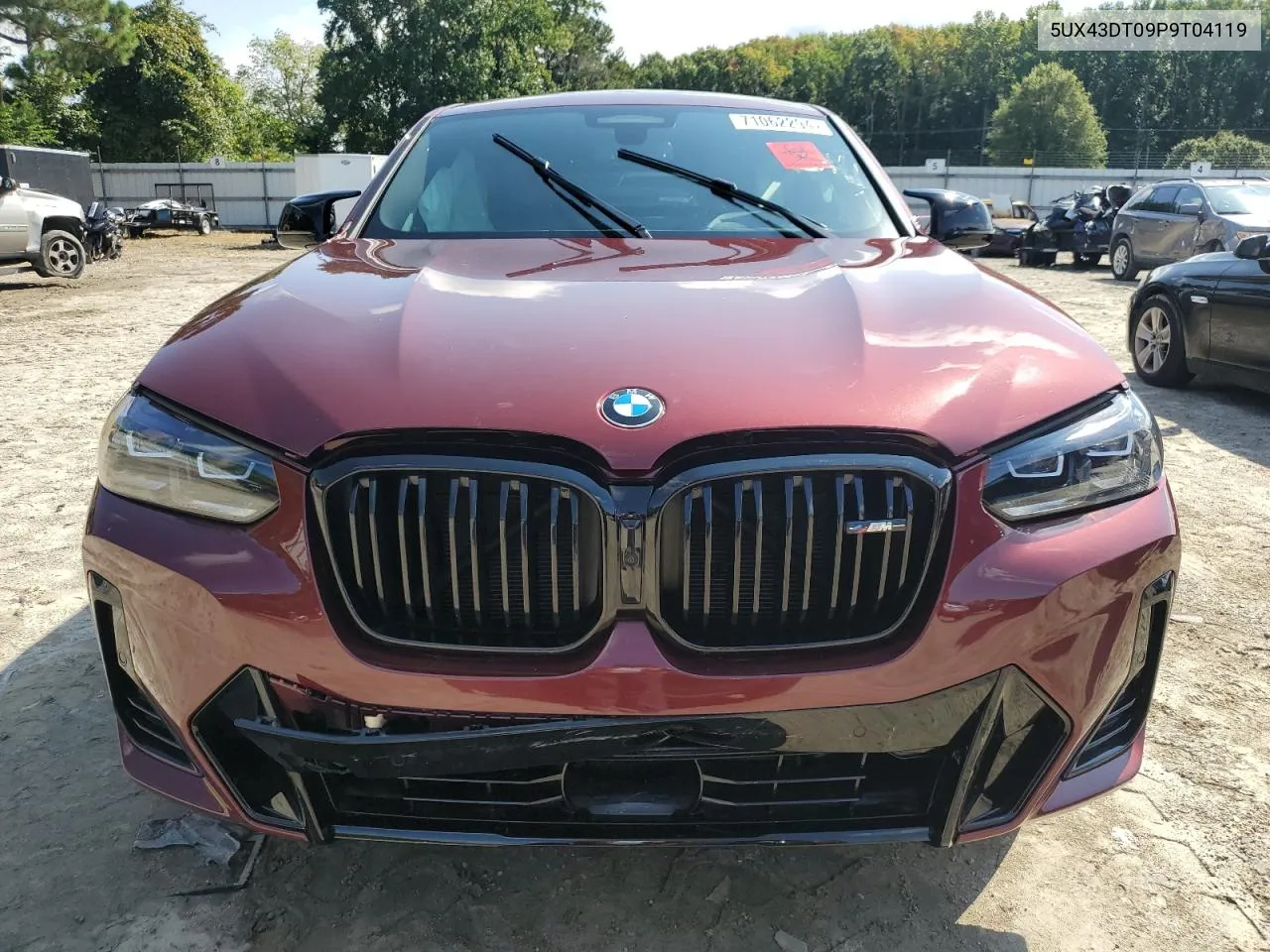 2023 BMW X4 M40I VIN: 5UX43DT09P9T04119 Lot: 71062294