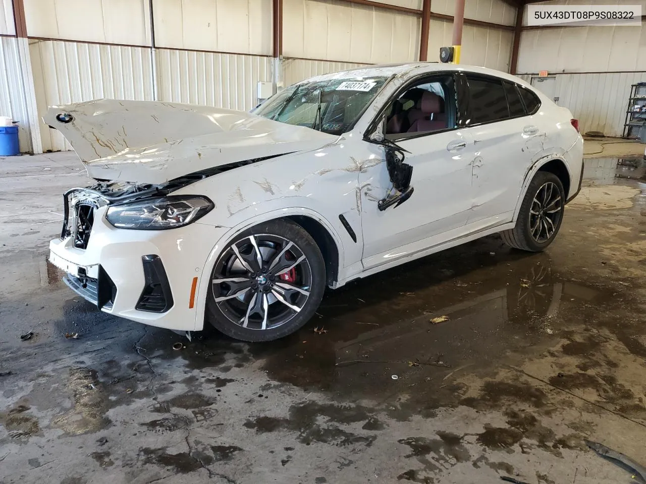 2023 BMW X4 M40I VIN: 5UX43DT08P9S08322 Lot: 74037174