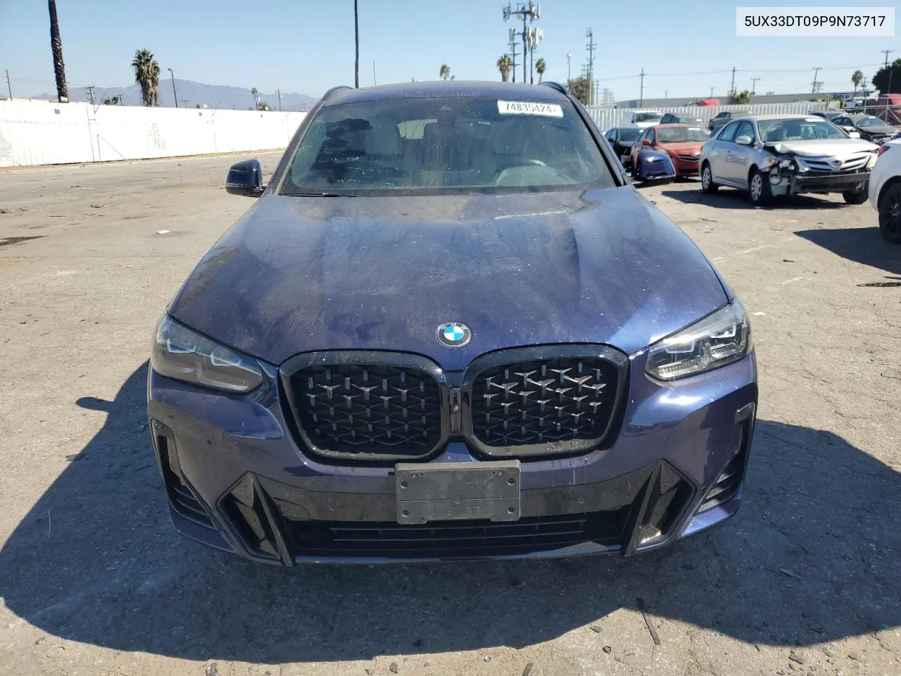 2023 BMW X4 xDrive30I VIN: 5UX33DT09P9N73717 Lot: 74835424