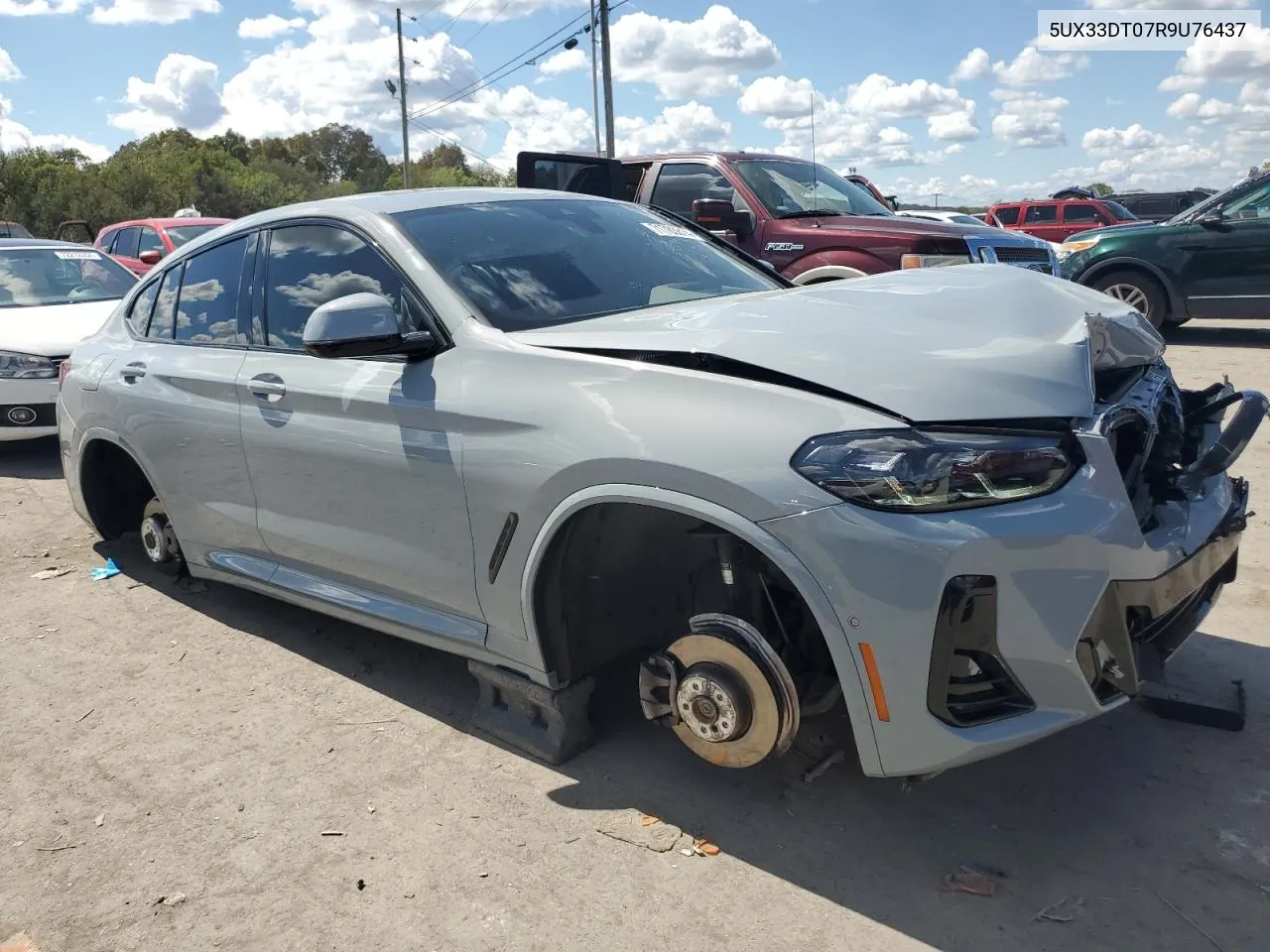 2024 BMW X4 xDrive30I VIN: 5UX33DT07R9U76437 Lot: 71783814