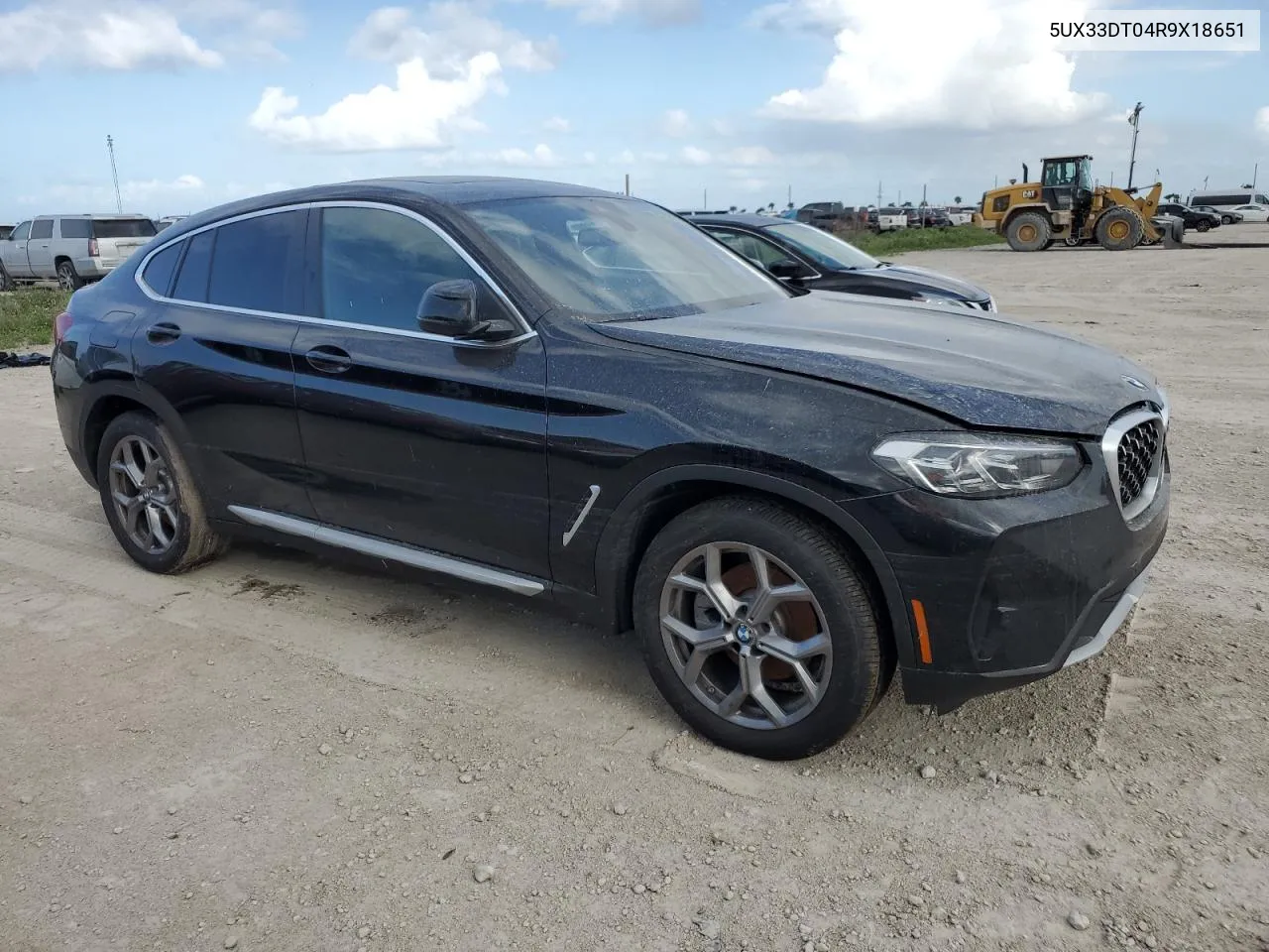 2024 BMW X4 xDrive30I VIN: 5UX33DT04R9X18651 Lot: 79253684