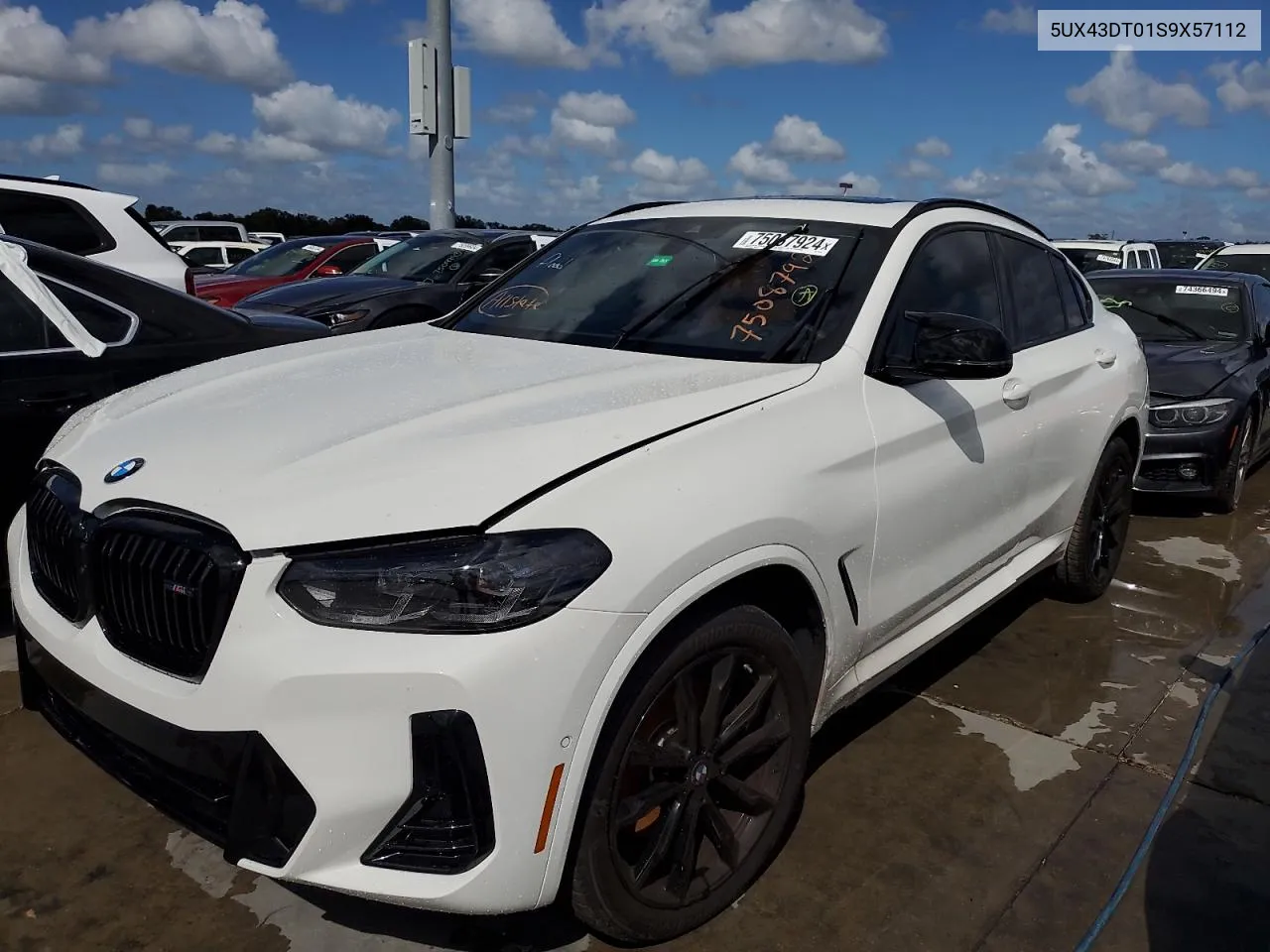 2025 BMW X4 M40I VIN: 5UX43DT01S9X57112 Lot: 75087924