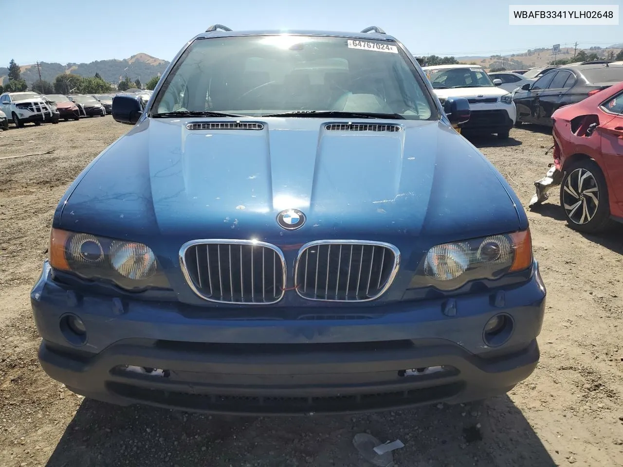 2000 BMW X5 4.4I VIN: WBAFB3341YLH02648 Lot: 64767024