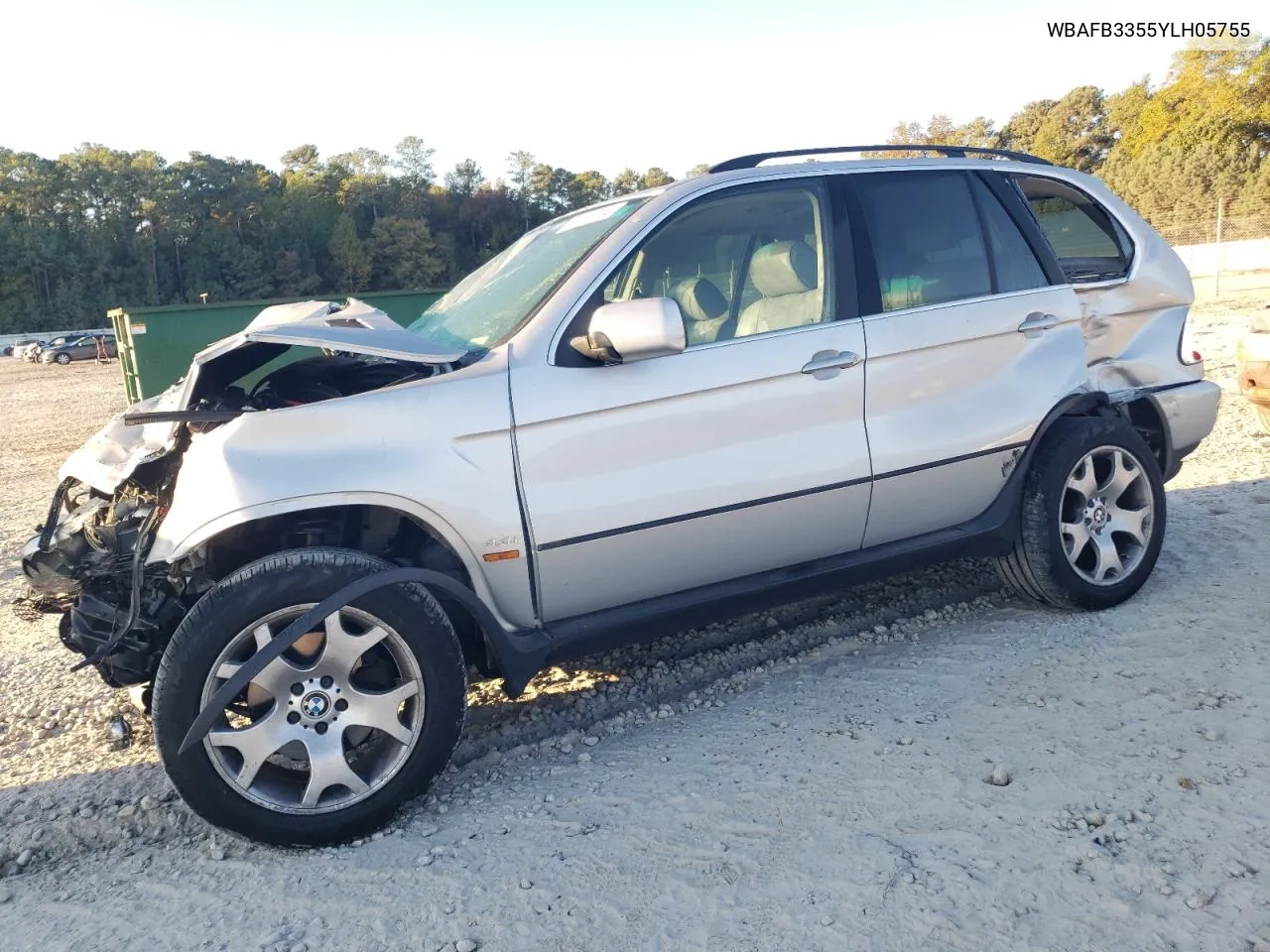 2000 BMW X5 4.4I VIN: WBAFB3355YLH05755 Lot: 77136744