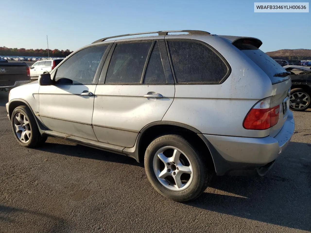 2000 BMW X5 4.4I VIN: WBAFB3346YLH00636 Lot: 77256624