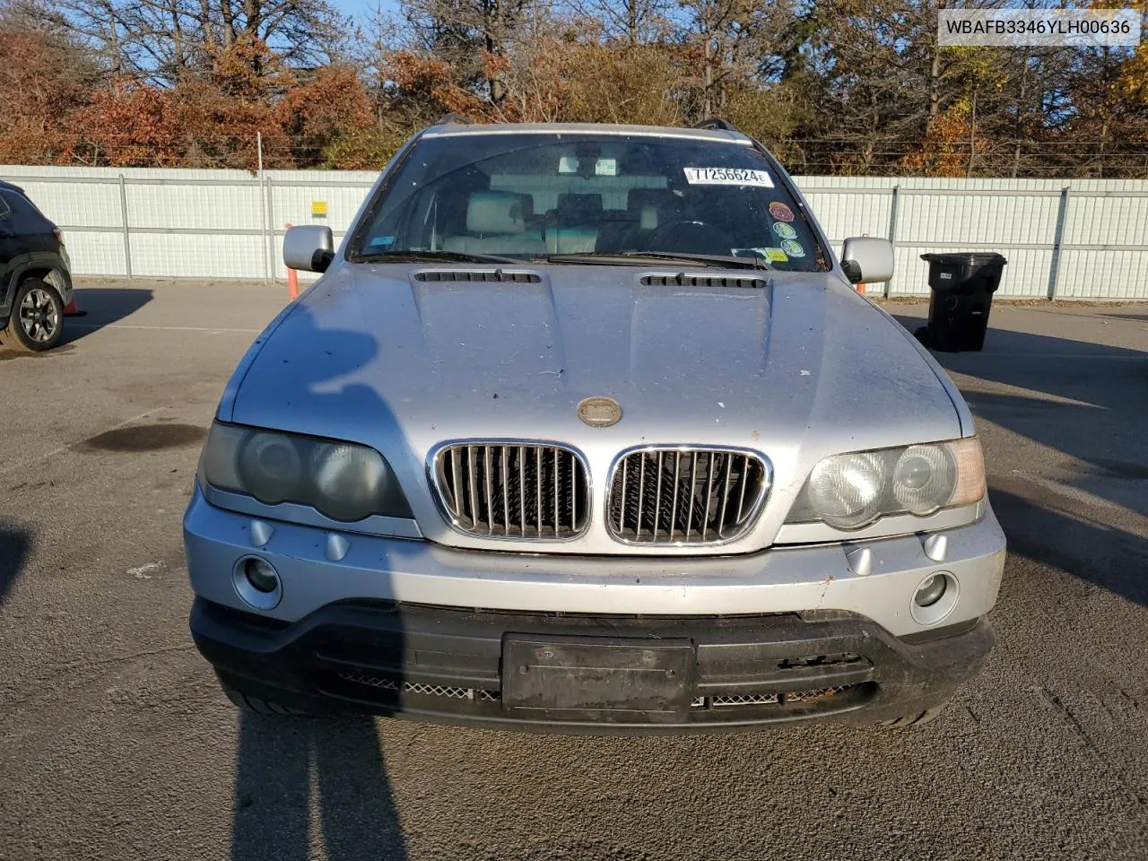 2000 BMW X5 4.4I VIN: WBAFB3346YLH00636 Lot: 77256624