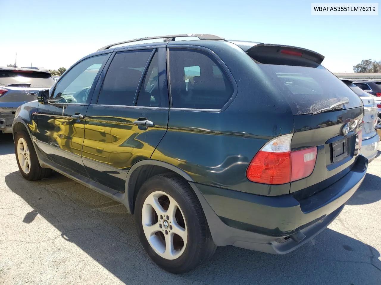 2001 BMW X5 3.0I VIN: WBAFA53551LM76219 Lot: 57128244