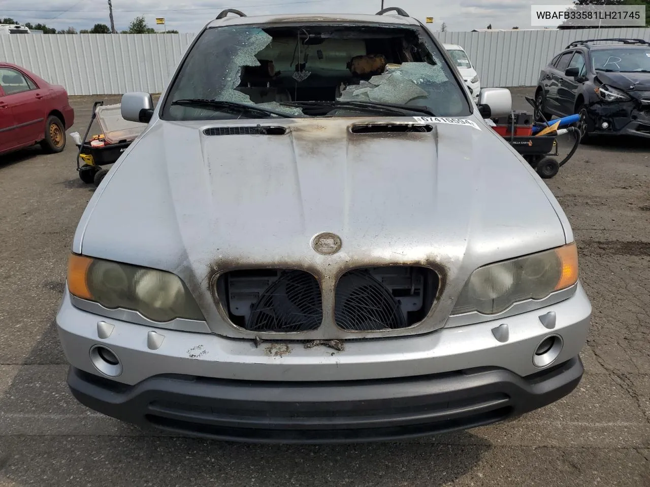 2001 BMW X5 4.4I VIN: WBAFB33581LH21745 Lot: 67415594