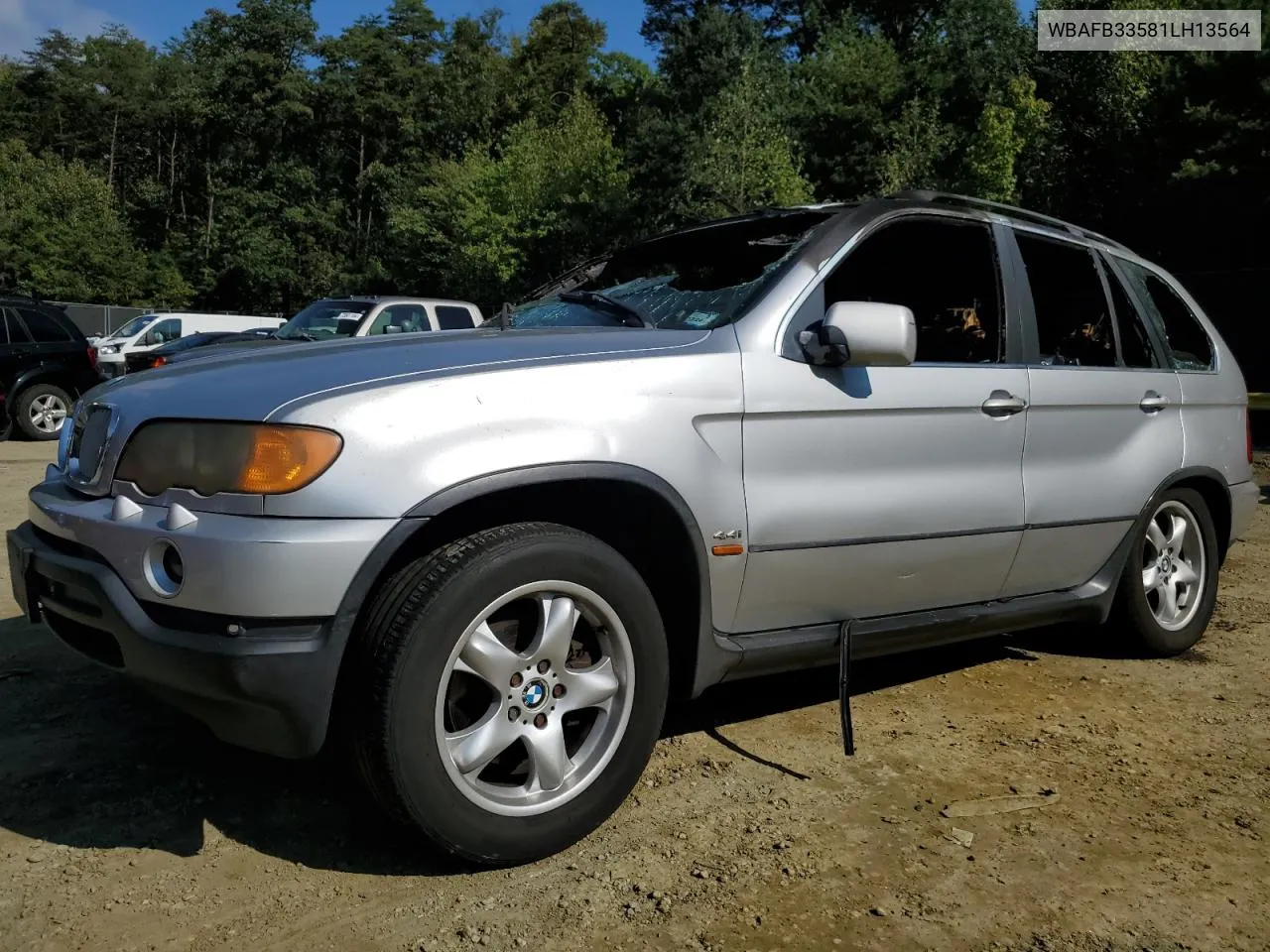 2001 BMW X5 4.4I VIN: WBAFB33581LH13564 Lot: 74357004