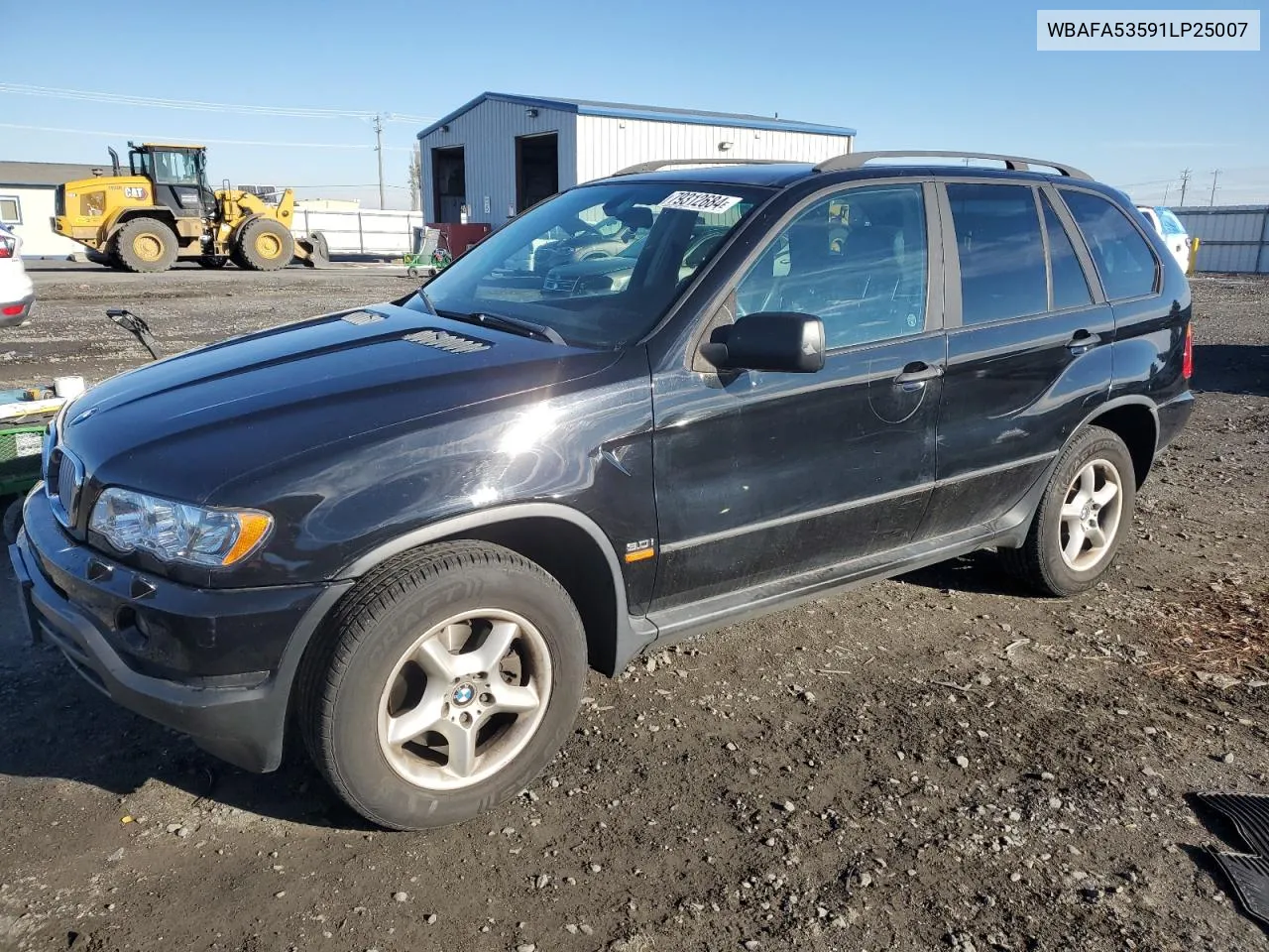 2001 BMW X5 3.0I VIN: WBAFA53591LP25007 Lot: 79312684