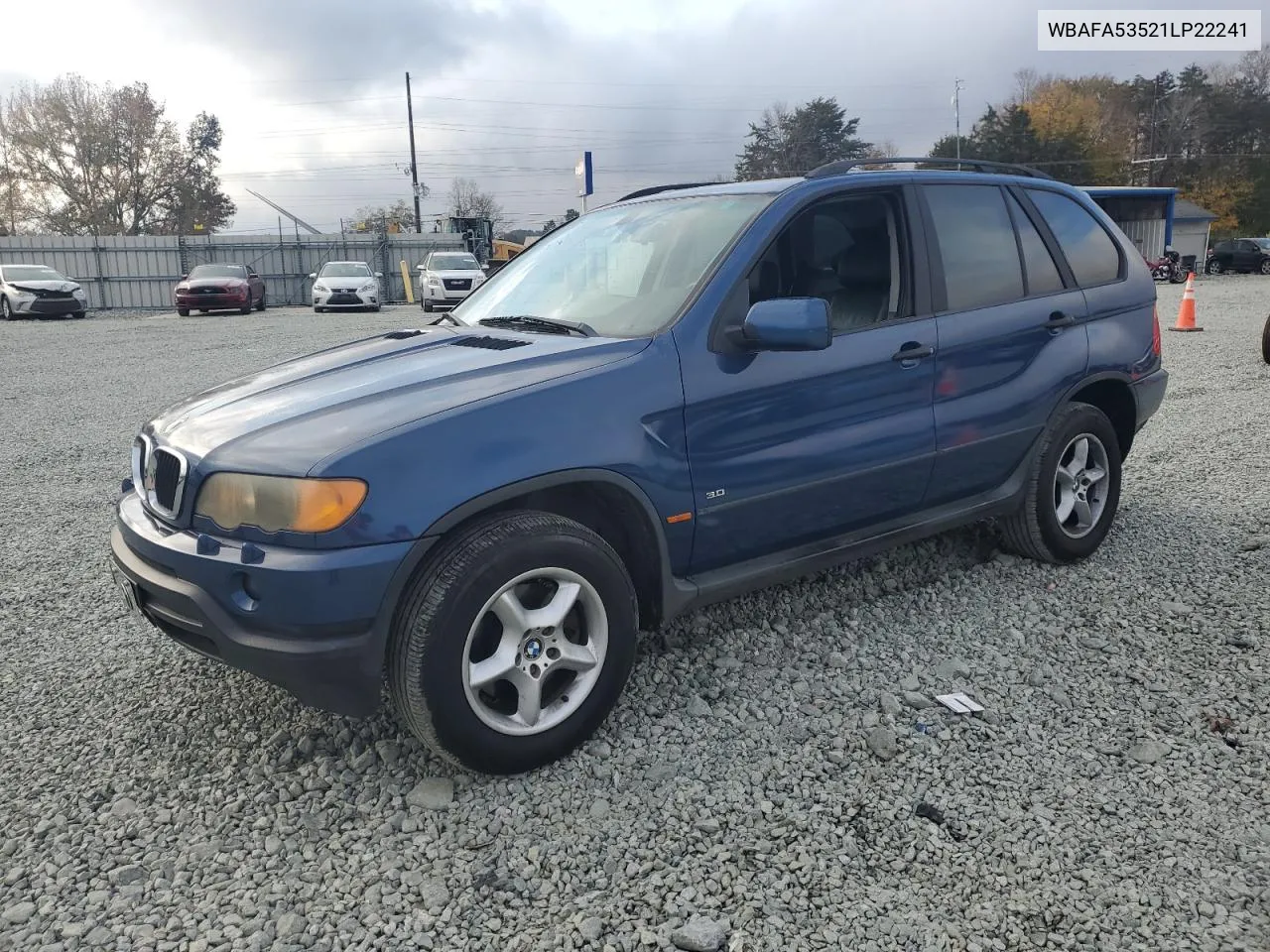 2001 BMW X5 3.0I VIN: WBAFA53521LP22241 Lot: 79706624