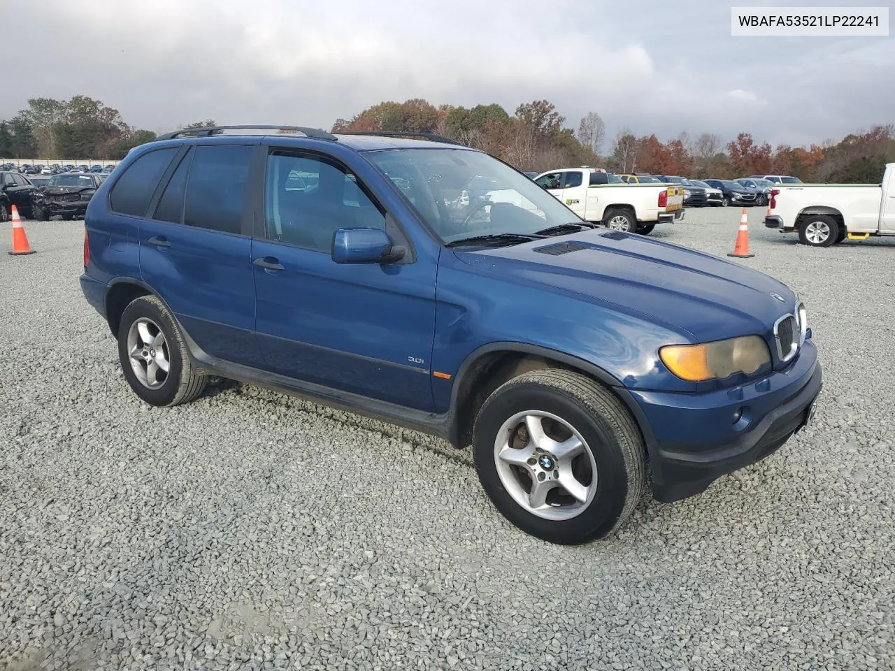 2001 BMW X5 3.0I VIN: WBAFA53521LP22241 Lot: 79706624