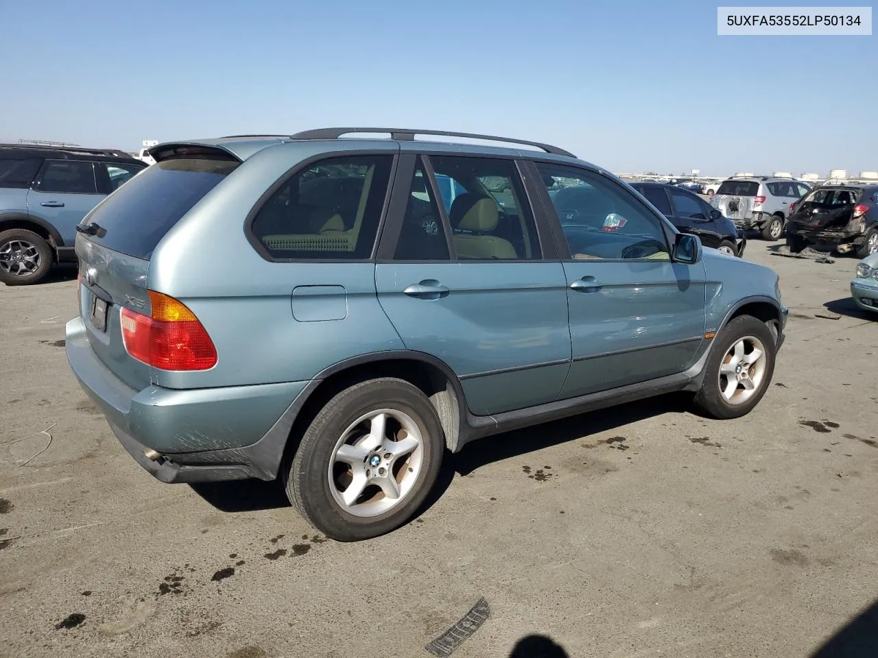 2002 BMW X5 3.0I VIN: 5UXFA53552LP50134 Lot: 70958584