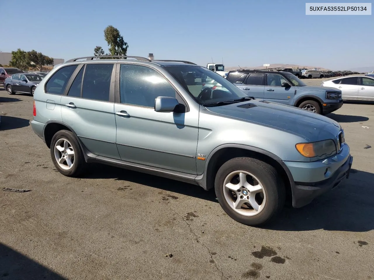 2002 BMW X5 3.0I VIN: 5UXFA53552LP50134 Lot: 70958584