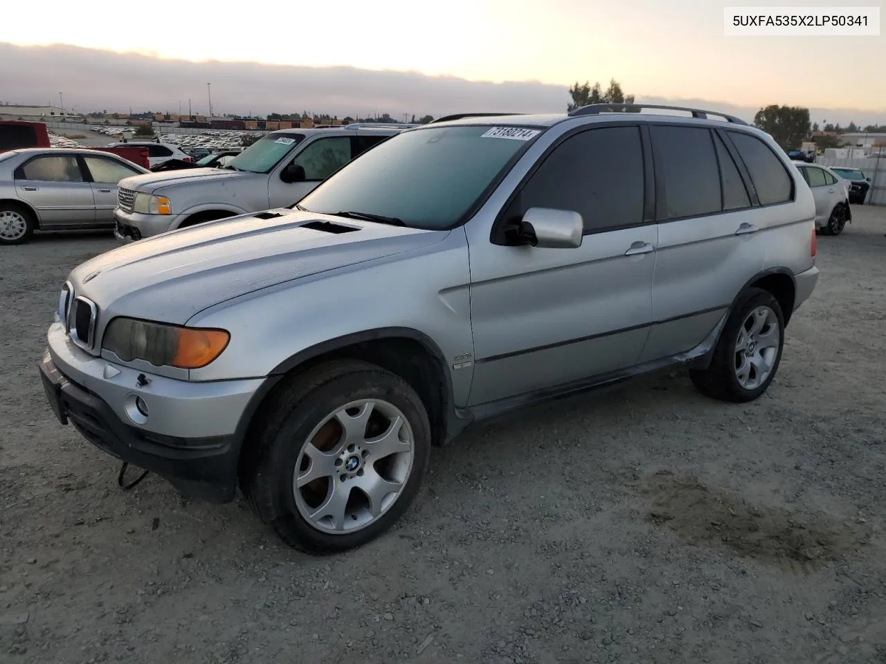 2002 BMW X5 3.0I VIN: 5UXFA535X2LP50341 Lot: 73180214