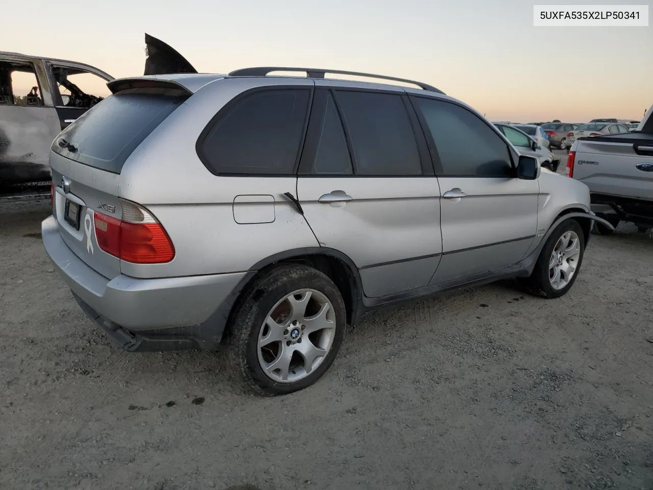 2002 BMW X5 3.0I VIN: 5UXFA535X2LP50341 Lot: 73180214