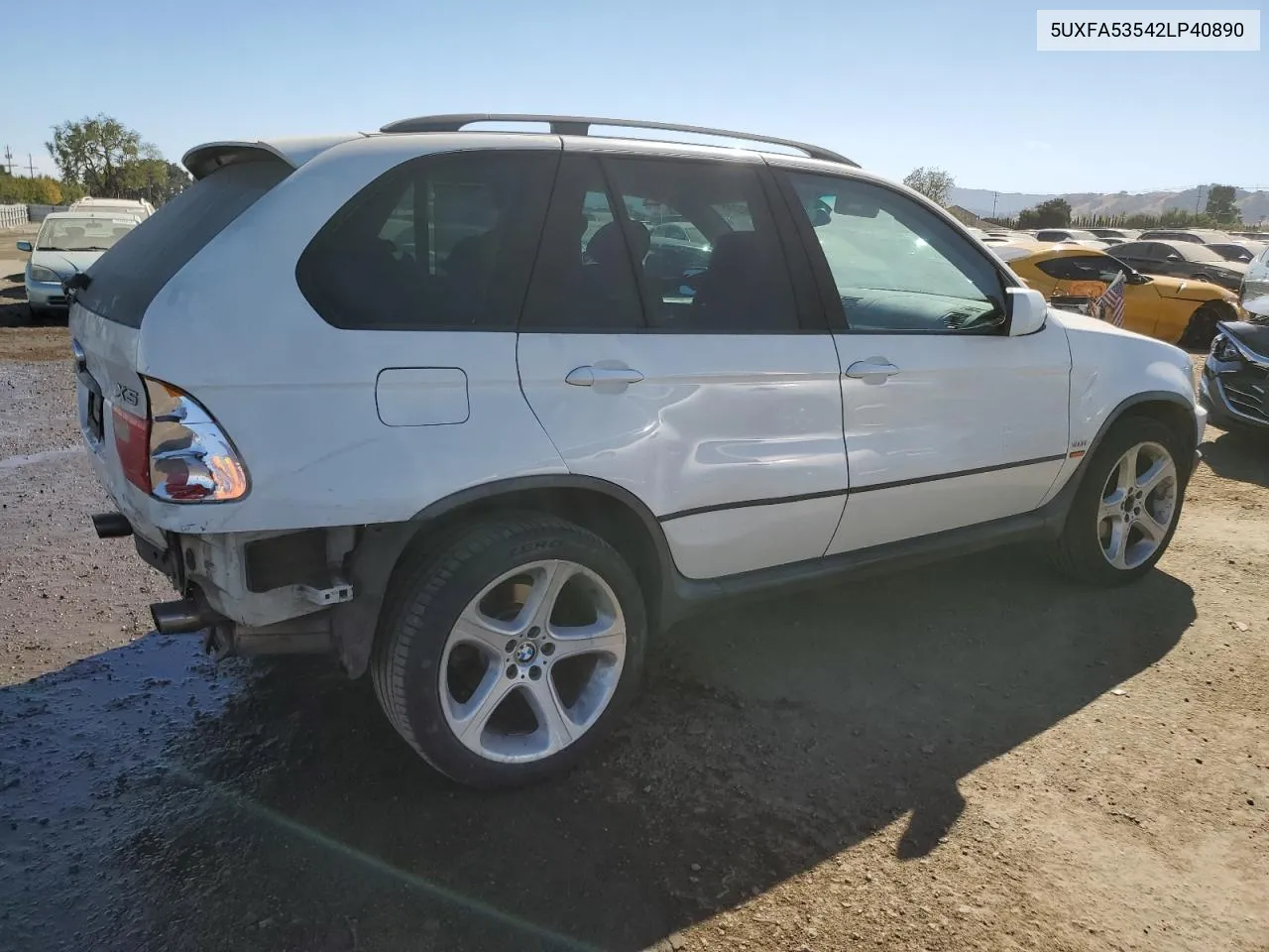 2002 BMW X5 3.0I VIN: 5UXFA53542LP40890 Lot: 74705524