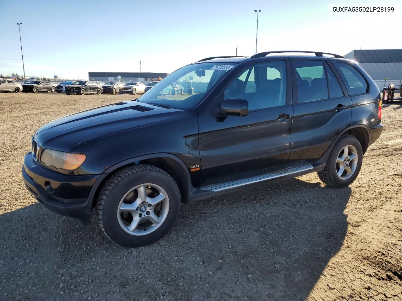 2002 BMW X5 3.0I VIN: 5UXFA53502LP28199 Lot: 79718504