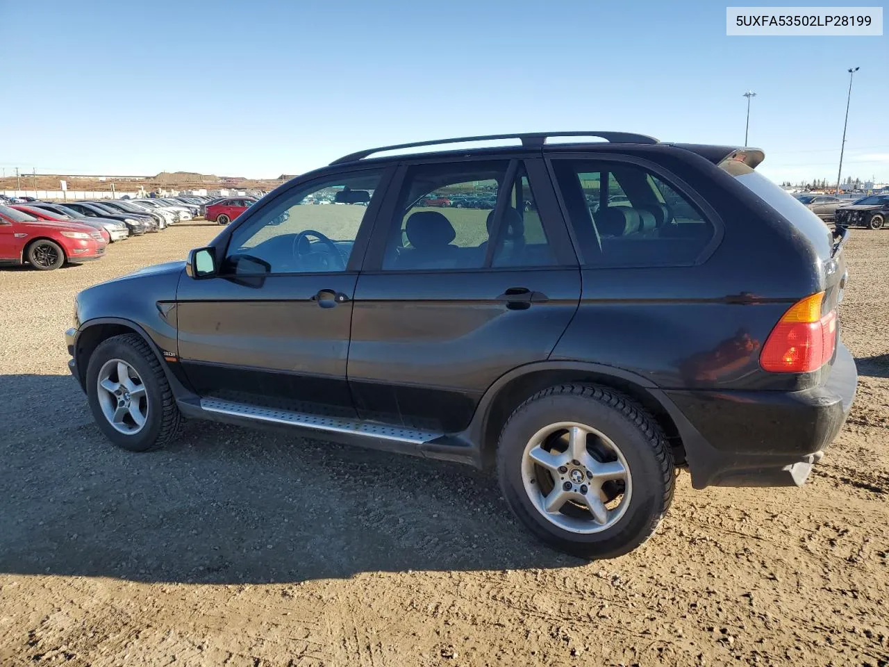 2002 BMW X5 3.0I VIN: 5UXFA53502LP28199 Lot: 79718504