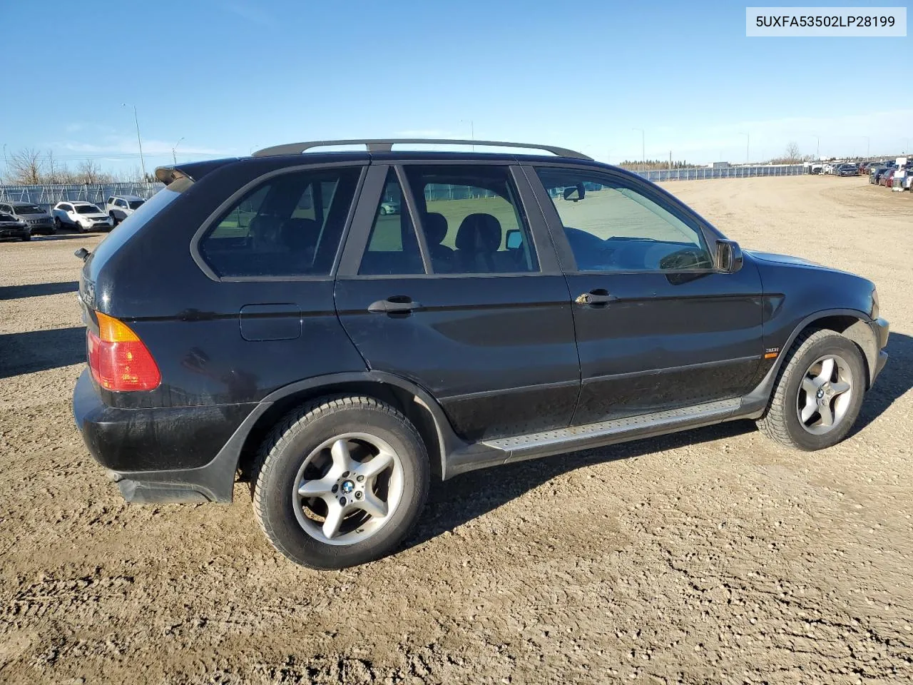 2002 BMW X5 3.0I VIN: 5UXFA53502LP28199 Lot: 79718504