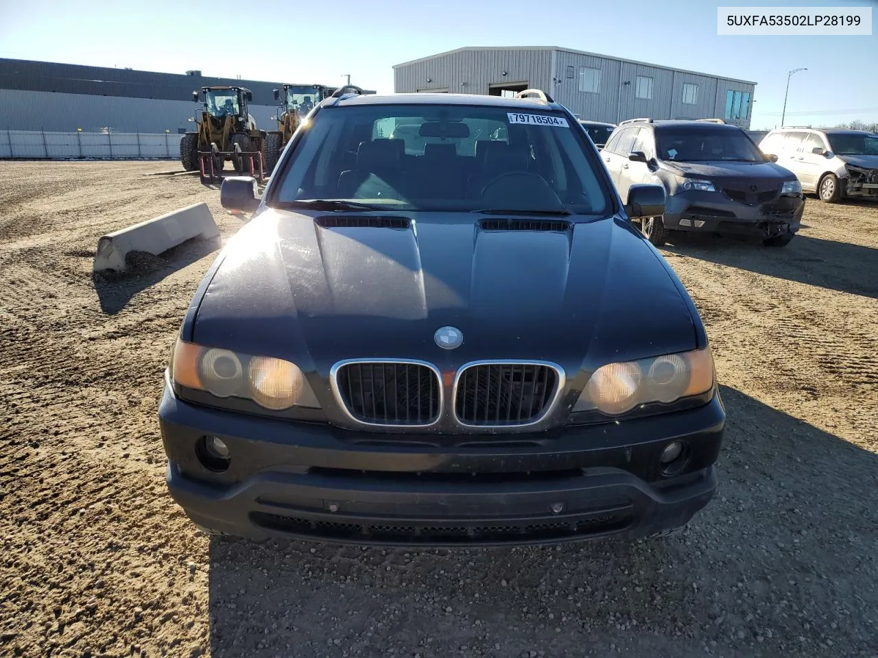 2002 BMW X5 3.0I VIN: 5UXFA53502LP28199 Lot: 79718504