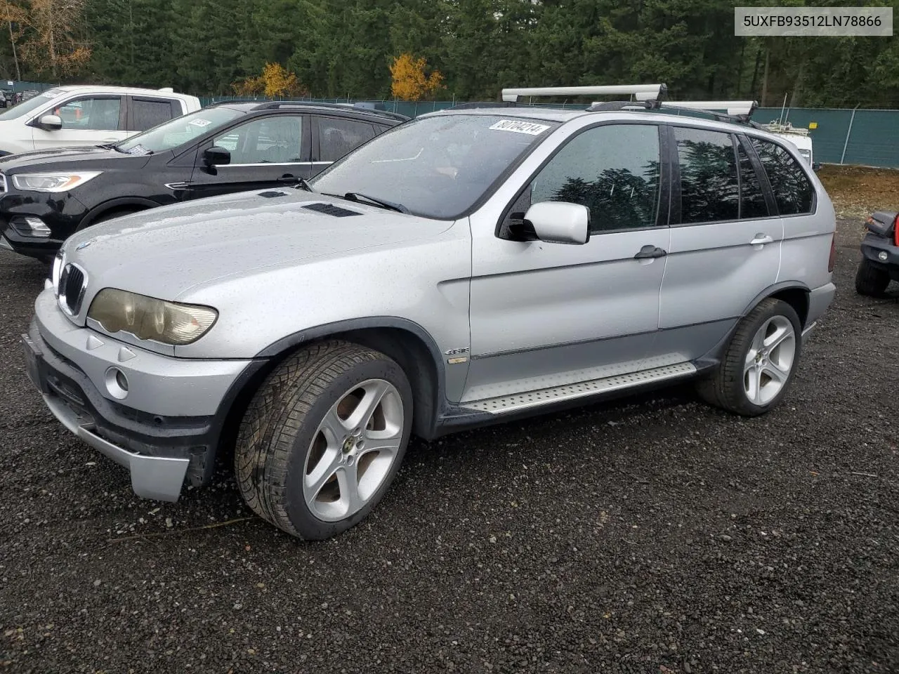 2002 BMW X5 4.6Is VIN: 5UXFB93512LN78866 Lot: 80704214