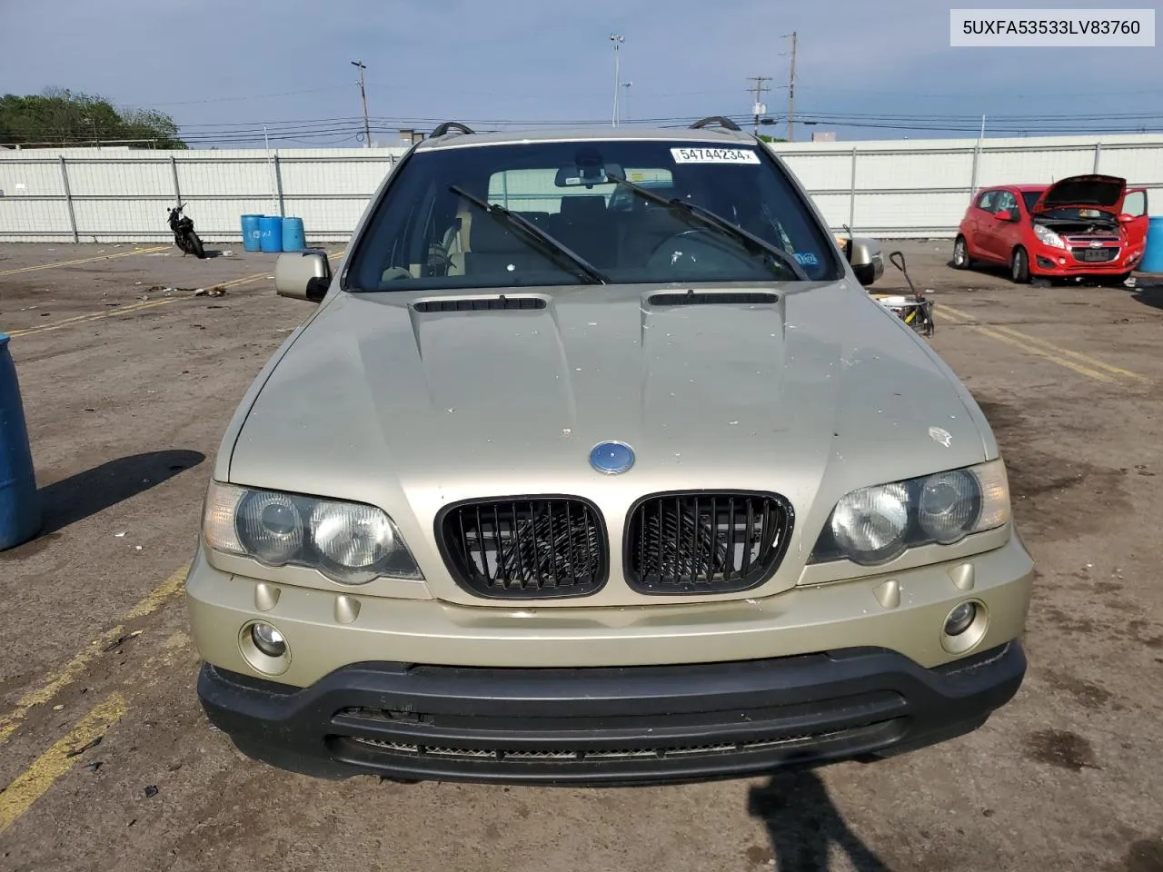 2003 BMW X5 3.0I VIN: 5UXFA53533LV83760 Lot: 54744234