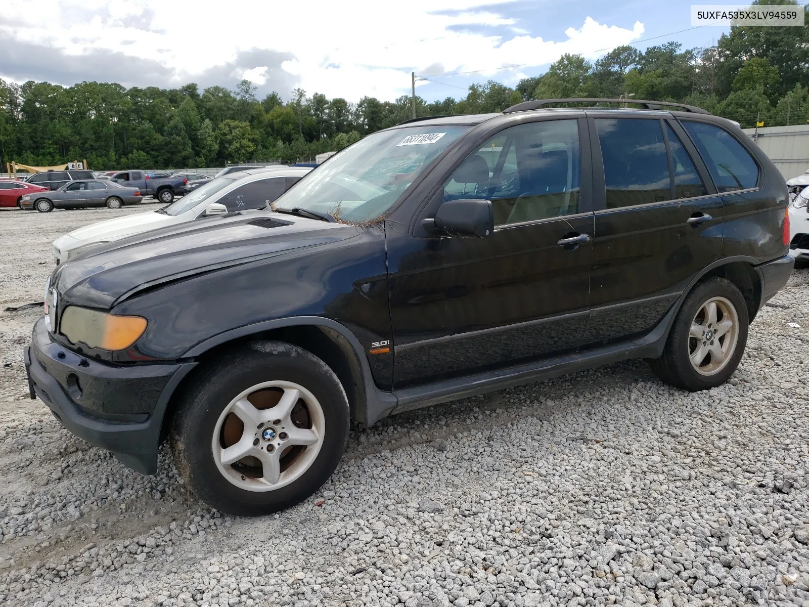 2003 BMW X5 3.0I VIN: 5UXFA535X3LV94559 Lot: 66311094