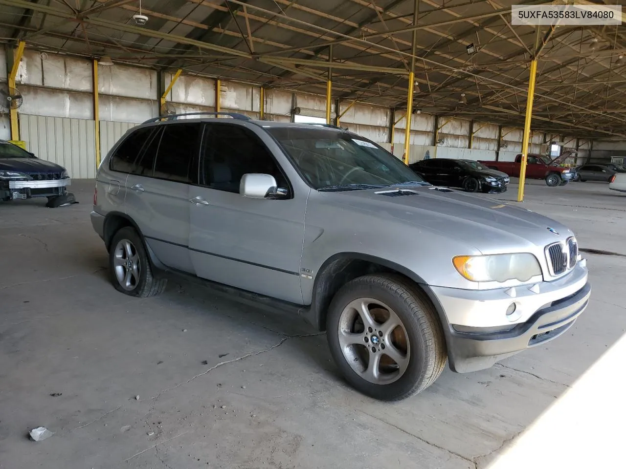 2003 BMW X5 3.0I VIN: 5UXFA53583LV84080 Lot: 68163364