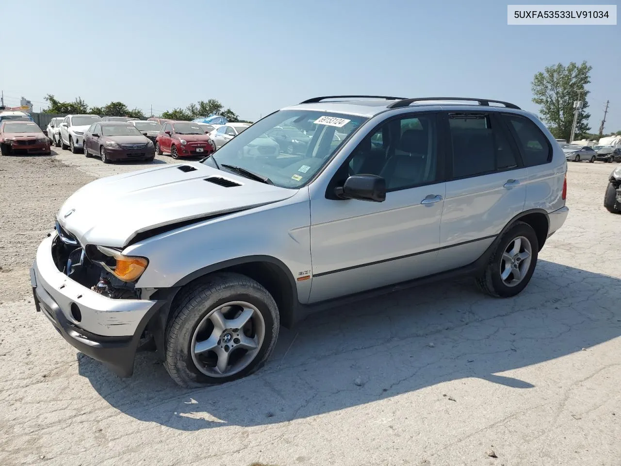 2003 BMW X5 3.0I VIN: 5UXFA53533LV91034 Lot: 69153124