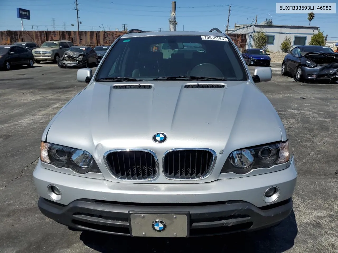 2003 BMW X5 4.4I VIN: 5UXFB33593LH46982 Lot: 70518194