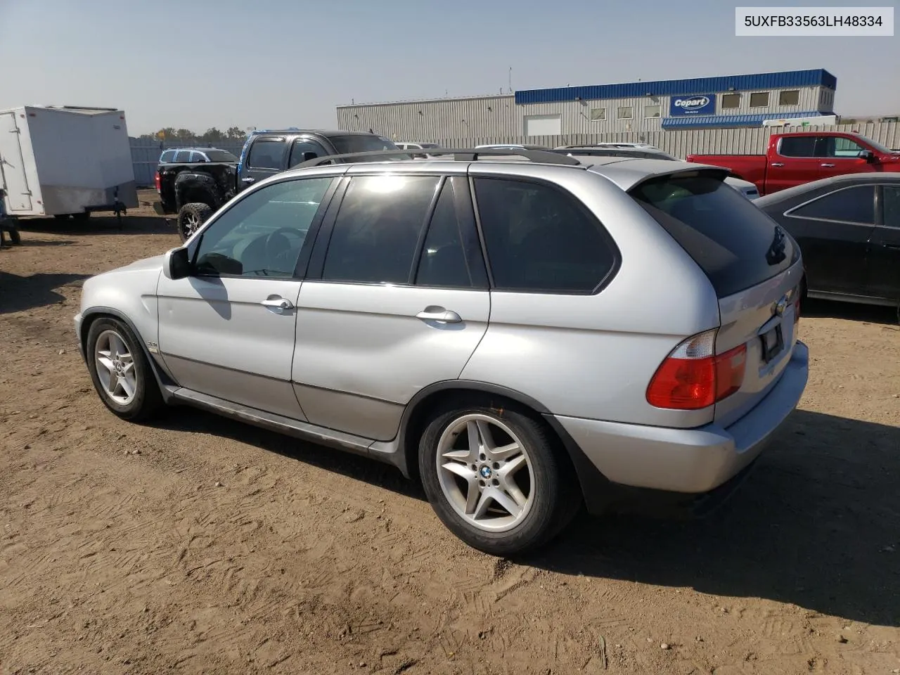 2003 BMW X5 4.4I VIN: 5UXFB33563LH48334 Lot: 72776524