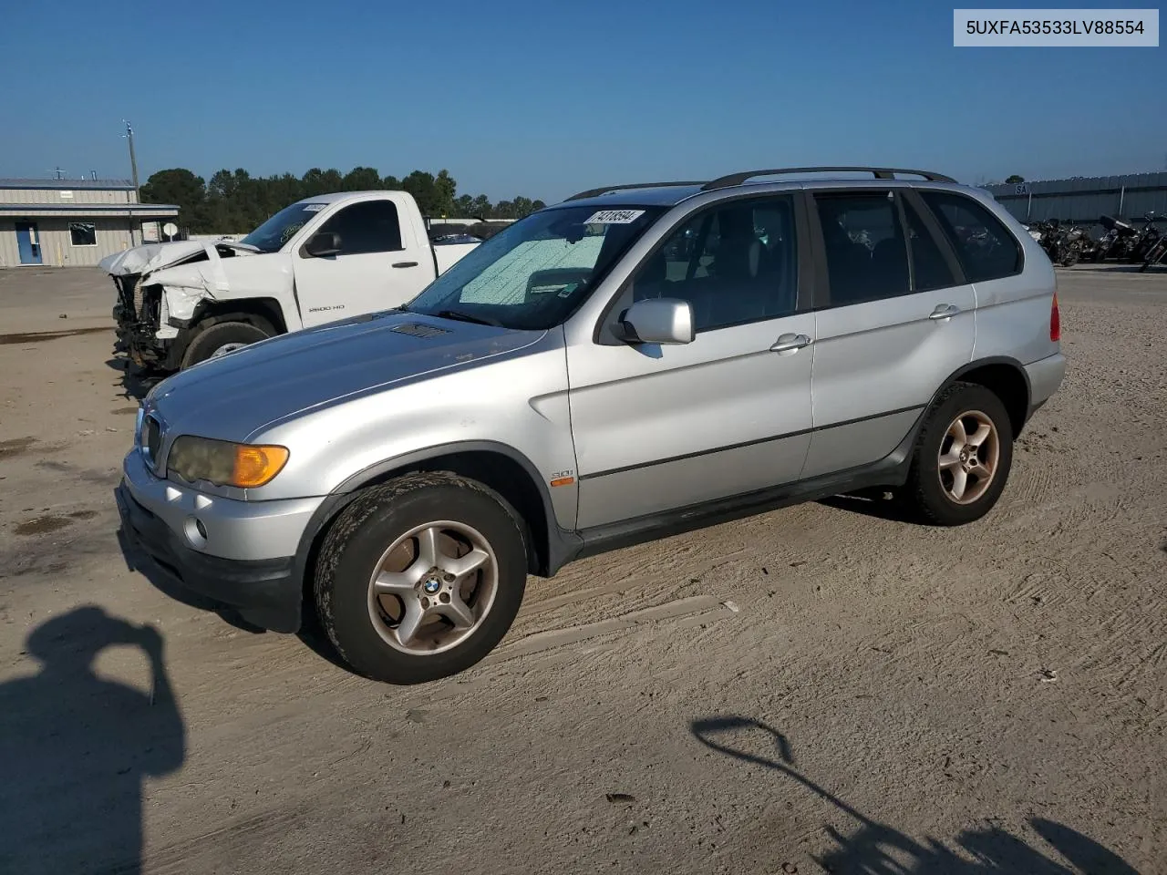 2003 BMW X5 3.0I VIN: 5UXFA53533LV88554 Lot: 74318594