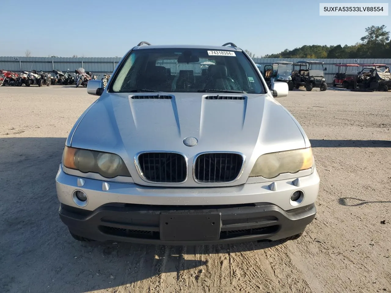 2003 BMW X5 3.0I VIN: 5UXFA53533LV88554 Lot: 74318594