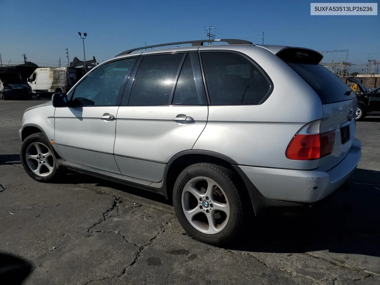 2003 BMW X5 3.0I VIN: 5UXFA53513LP26236 Lot: 78698694