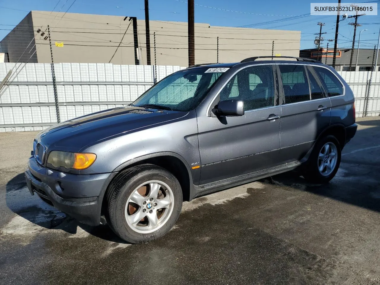 2003 BMW X5 4.4I VIN: 5UXFB33523LH46015 Lot: 79018434